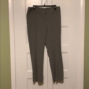 NWT Alfani Petite Dress Trouser Curvy Fit Gray